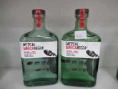2 bottles of Marcanega 'Tobala' Mezcal