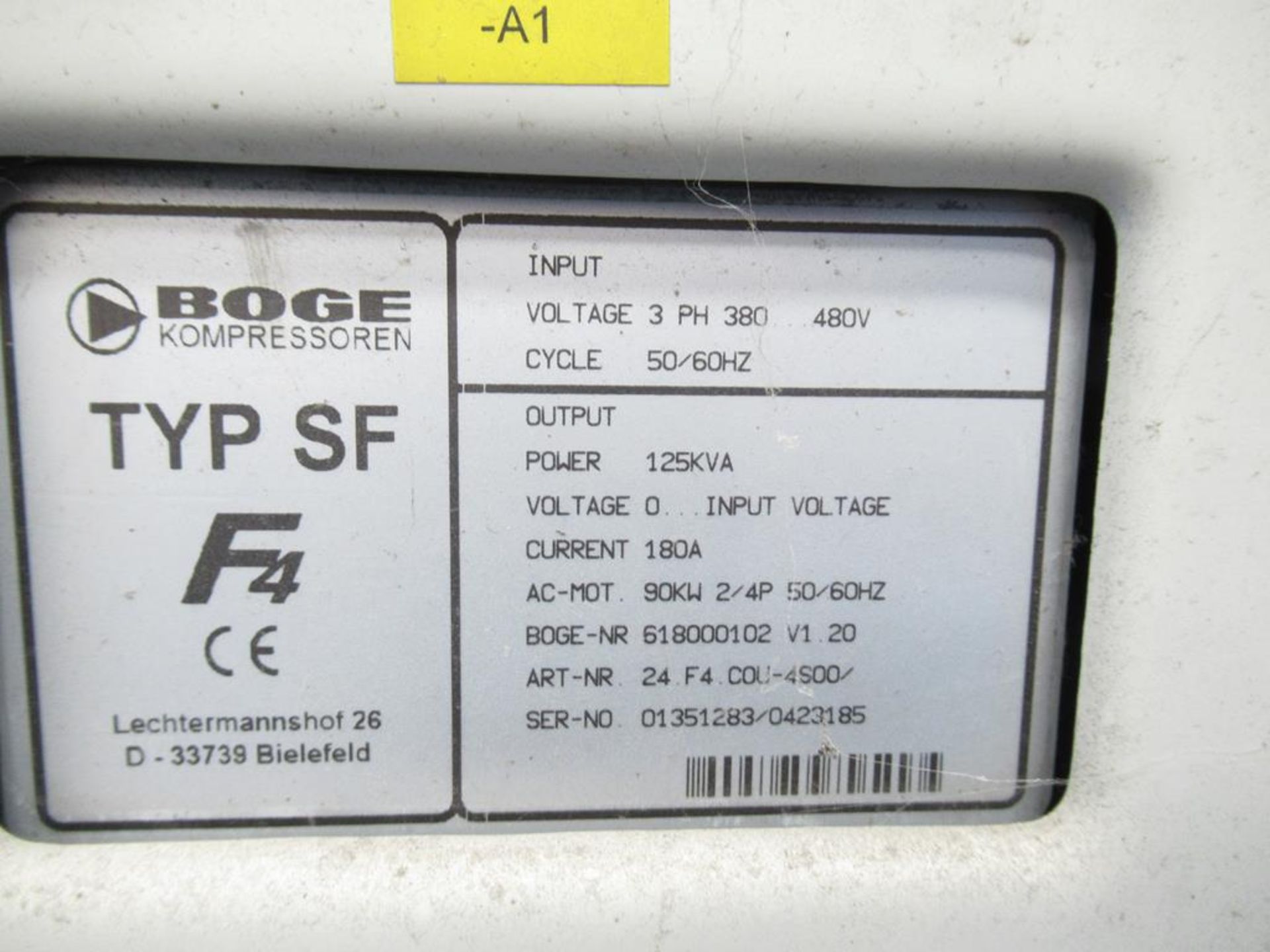 Boge SF 100 compressor - Image 7 of 7