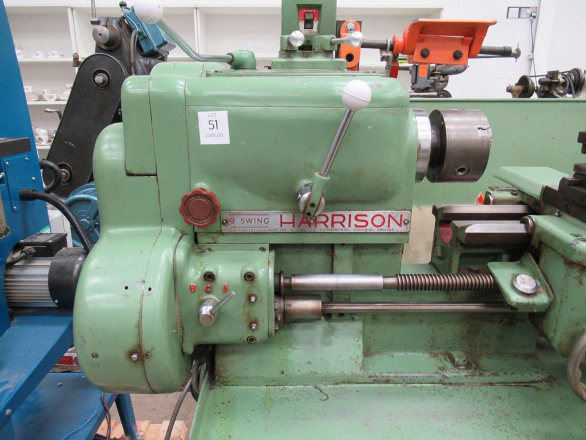 A Harrison 9" swing screw cutting lathe - Image 2 of 10