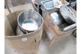 Qty of Metal Catering Equipment/Utensils