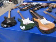 3 x second hand electric guitars in need of attention