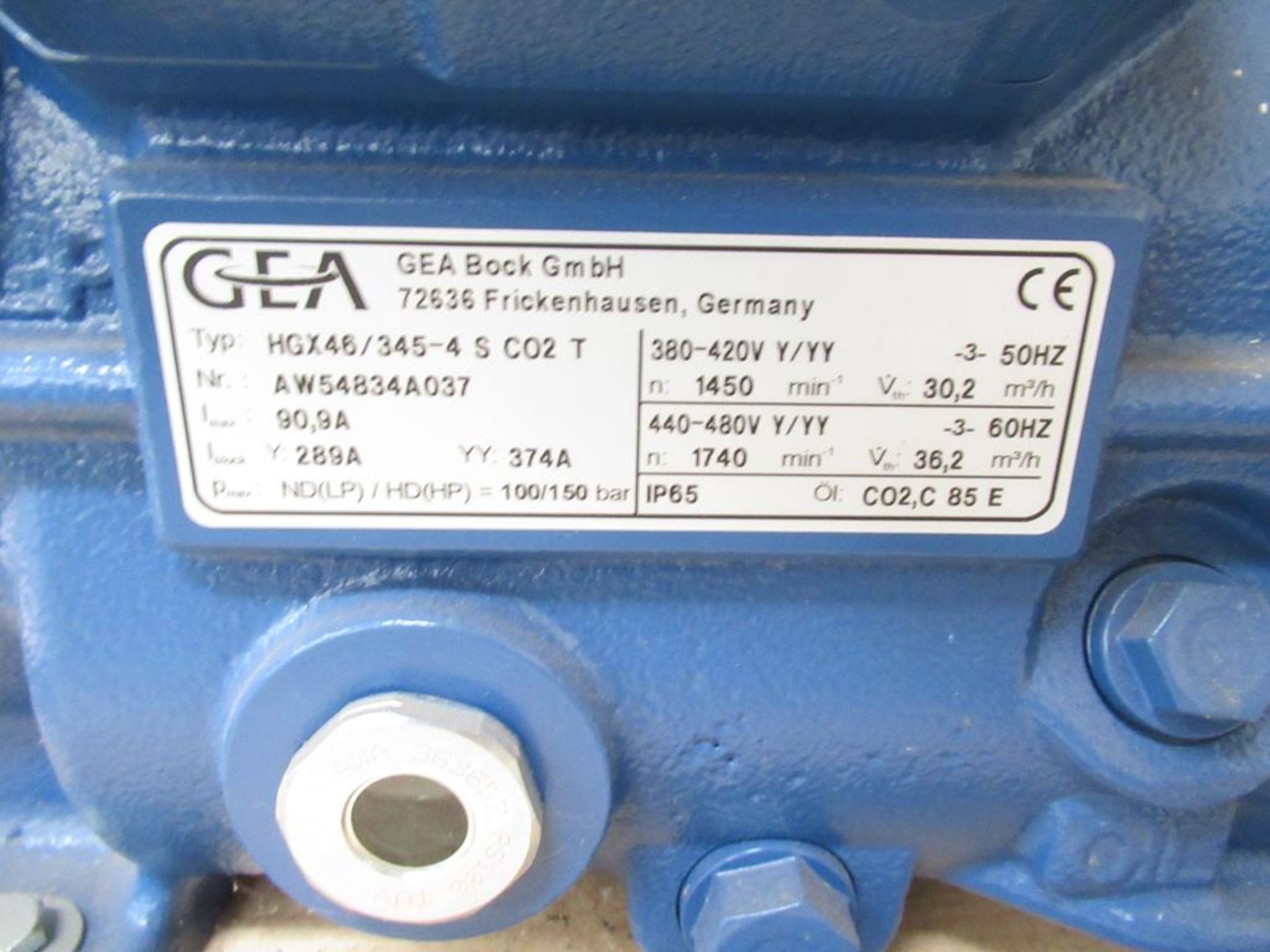 GEA Bock compressor - Image 2 of 2