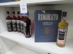 Shelf to contain 'Rinomato Americano Bianco' and 'Rinomato L'Aperitivo Deciso'