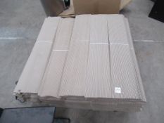 Pallet of cardboard corner strips