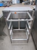 Stainless steel glass washer stand