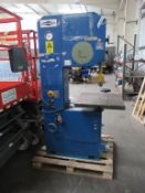 Jaespa vertical bandsaw with table and boxed blades