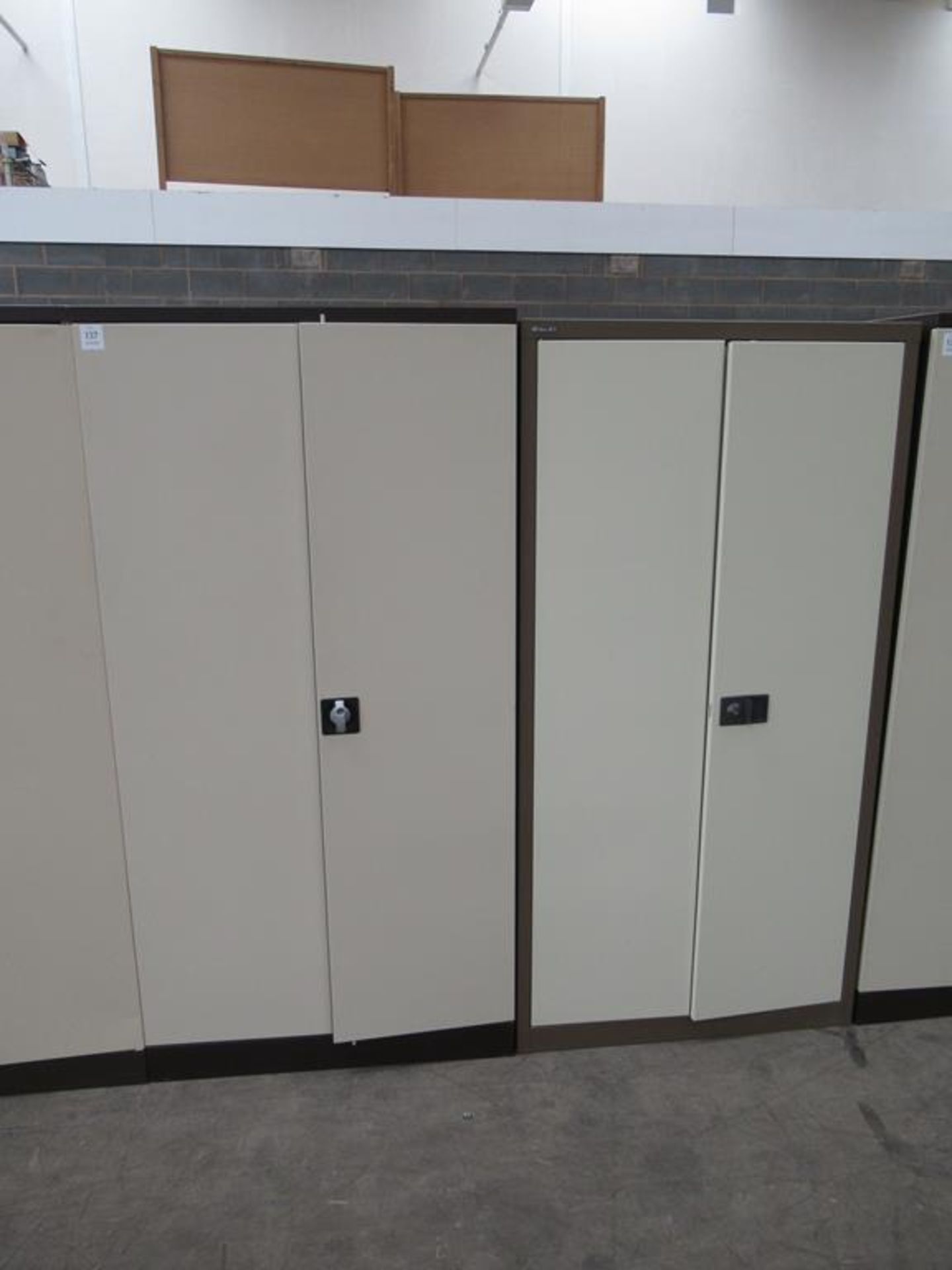 2 x metal office cabinets - Image 2 of 2