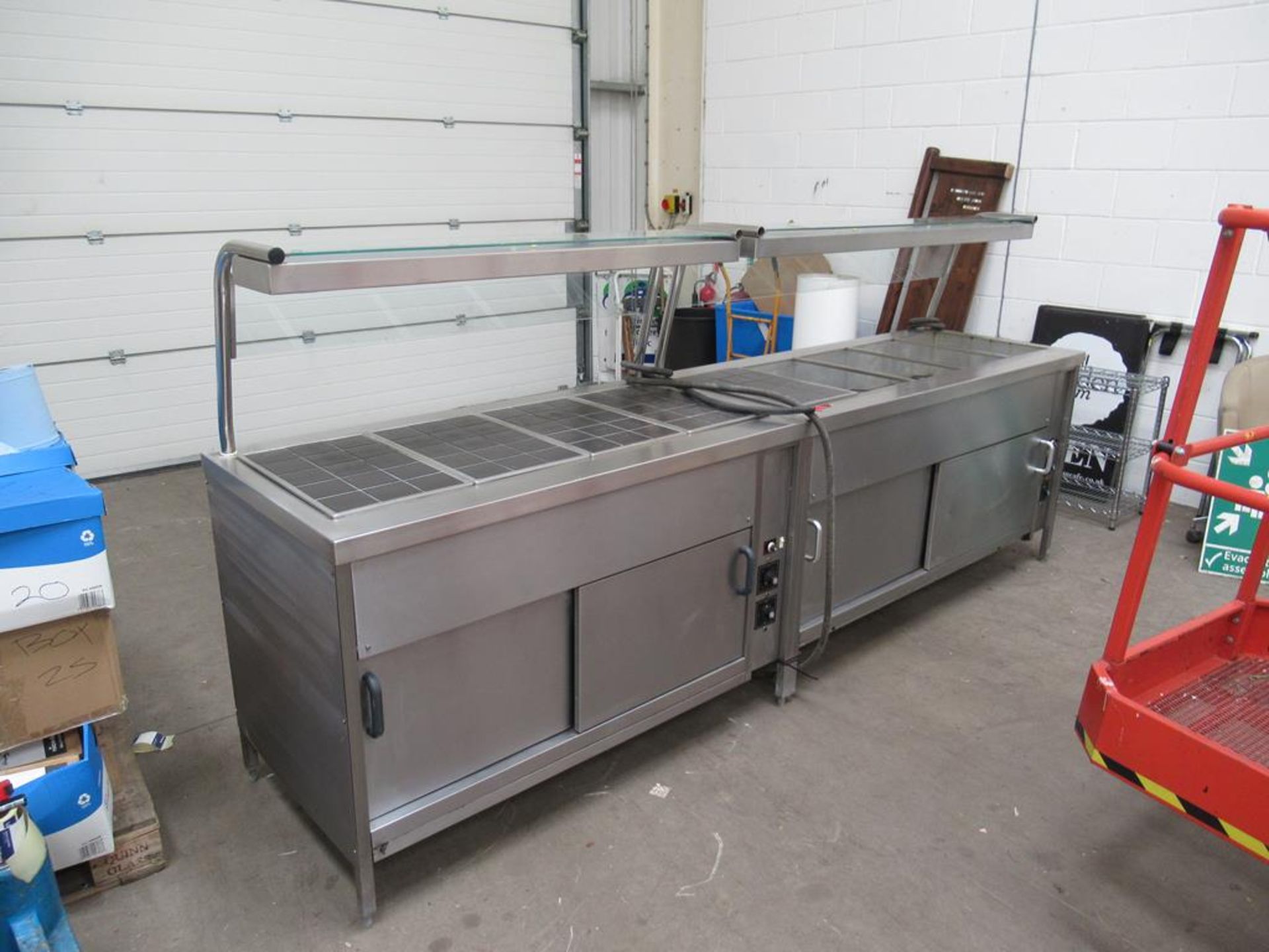 A large stainless steel servery - Image 4 of 8