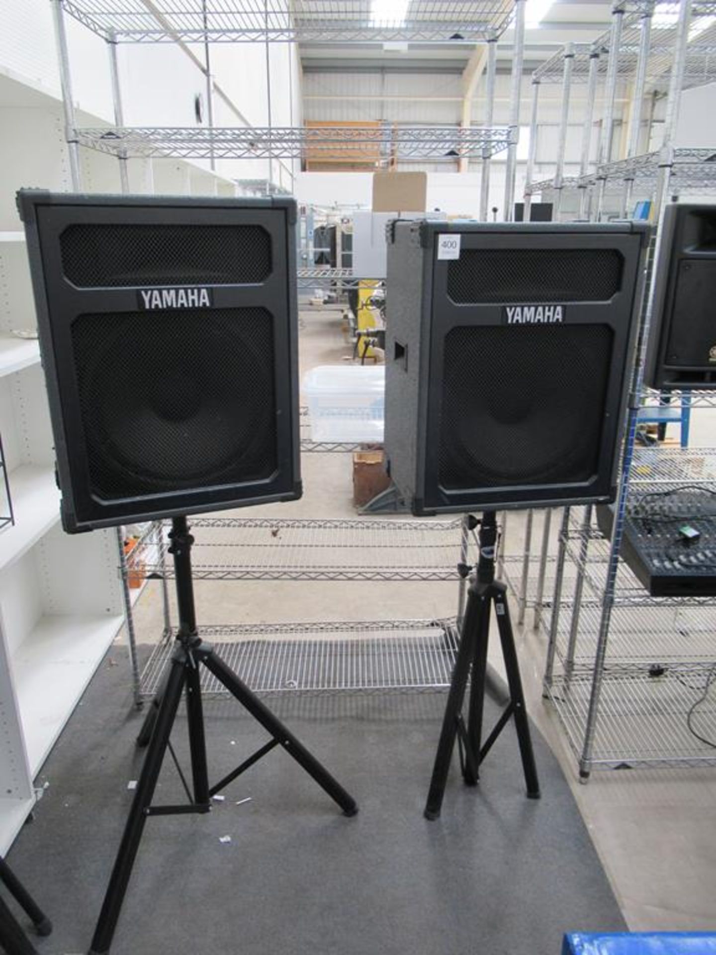 A pair of second hand Yamaha Kemble speakers on stands