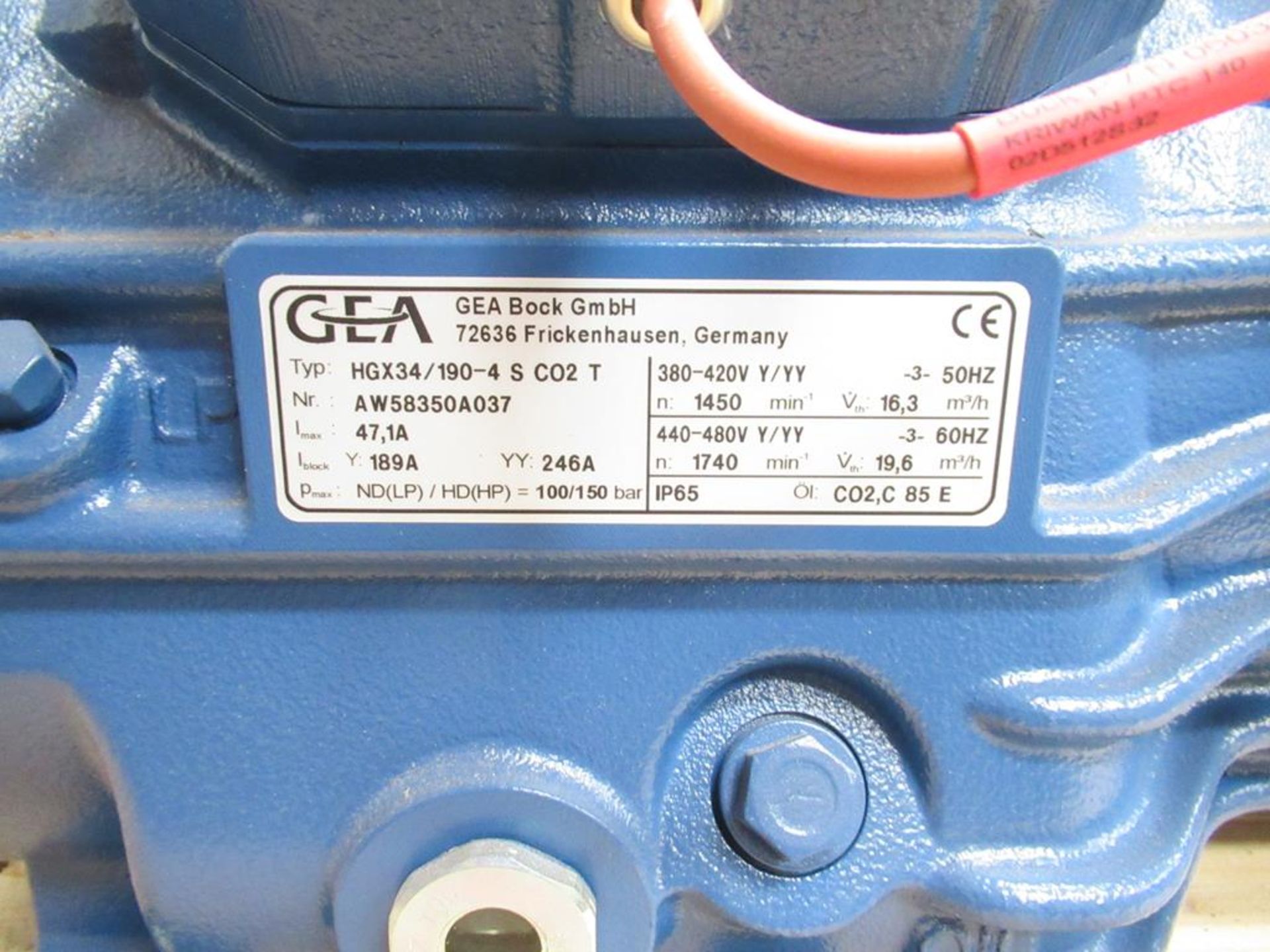 GEA Bock compressor - Image 2 of 2