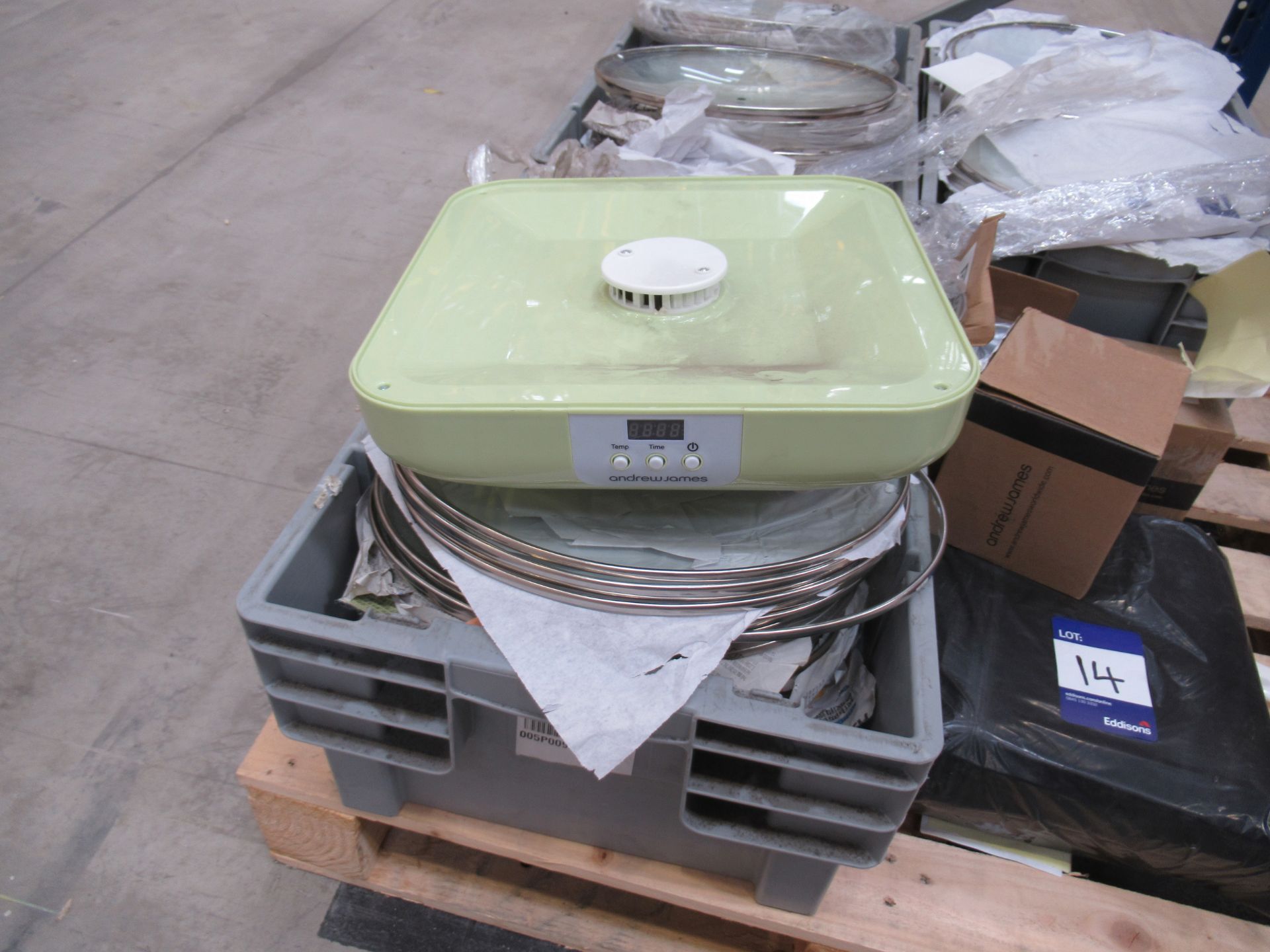 Large Quantity Bases for Square Digital Dehydrators, Quantity of Slow Cooker Lids to Pallet and - Image 3 of 3