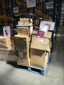 Quantity of Customer Returns to Pallet, items not tested. This lot may include both working and