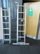 2 x 2 Piece 12 Rung Aluminium Ladders