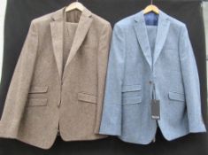 Three Torre tweed three-piece suits