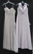 Four assorted Sorrella Vita bridal gowns