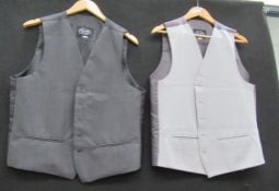 Ten waistcoats in various colours/styles