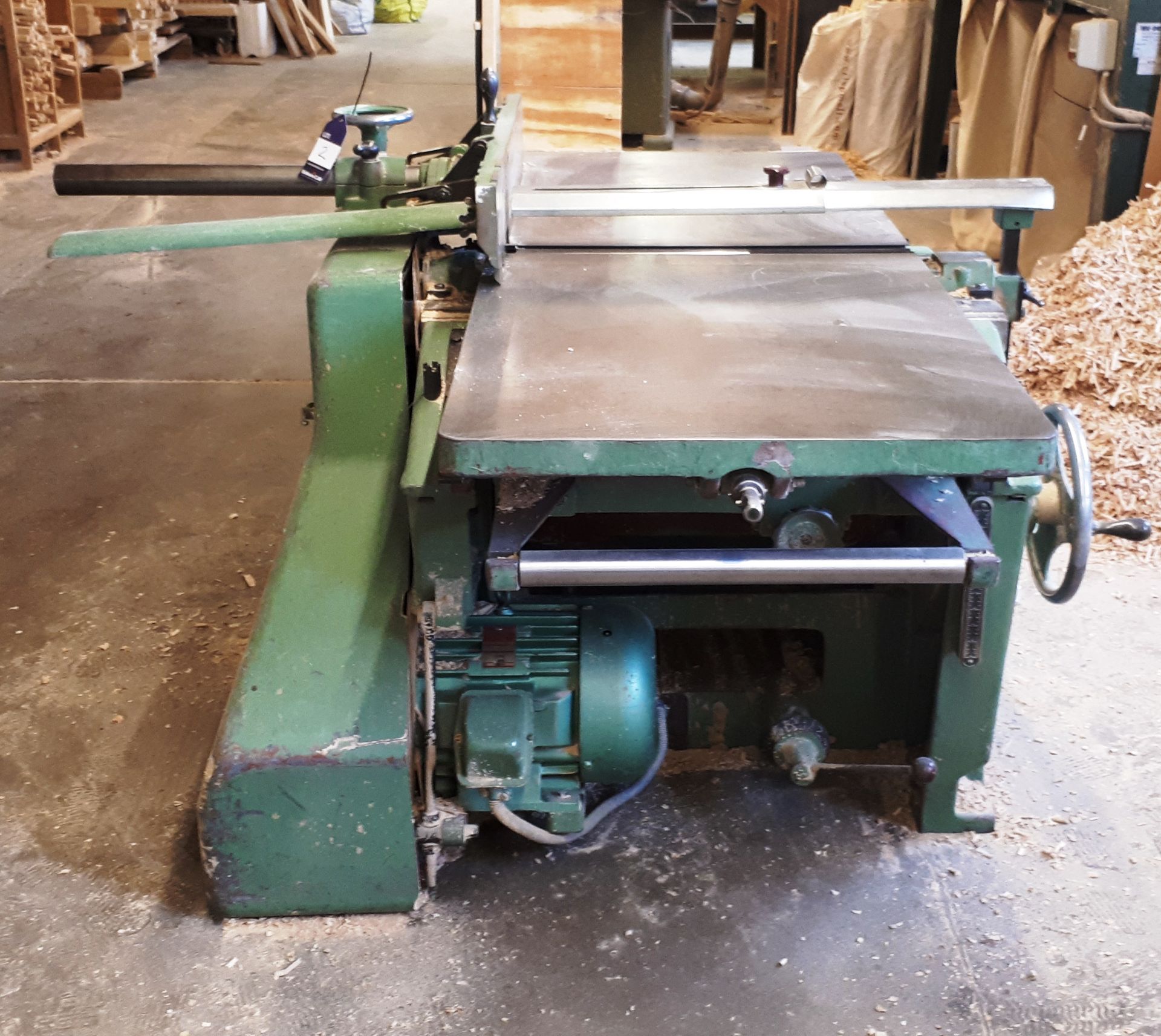 Wadkin Bursgreen FM178 28” planer / thicknesser, serial number FM178 *Please note, the machine is - Image 2 of 5