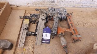 3 x Assorted pneumatic nail guns