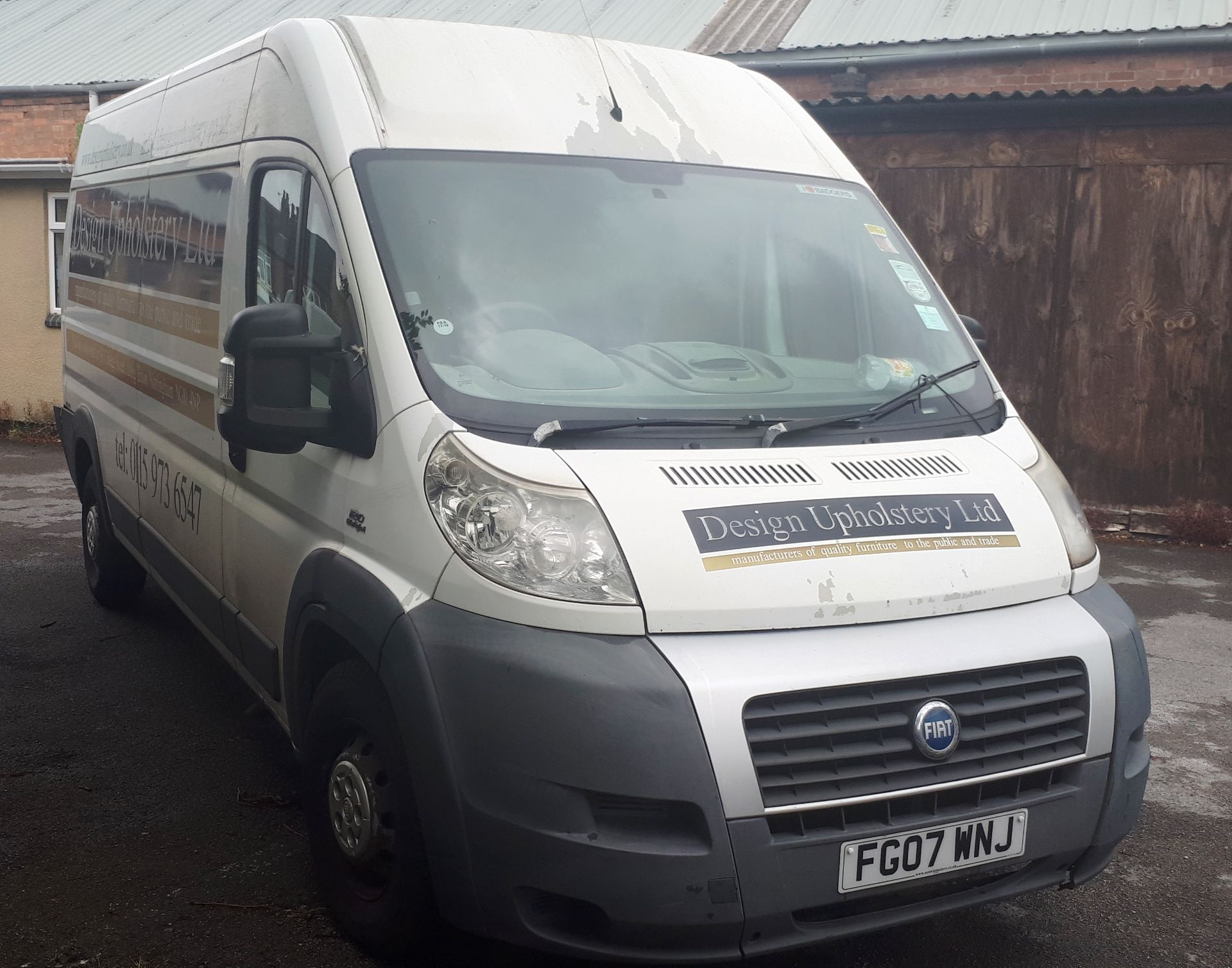 Fiat Ducato 35 LWB 2.3 120 Multijet high roof van, registration FG07 WNJ, first registered 29 - Image 9 of 22