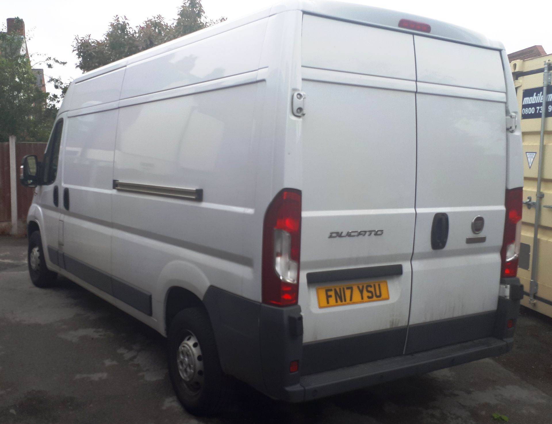 Fiat Ducato 35 LWB 2.3 130 Multijet high roof van, registration FN17 YSU, first registered 27 - Image 3 of 15