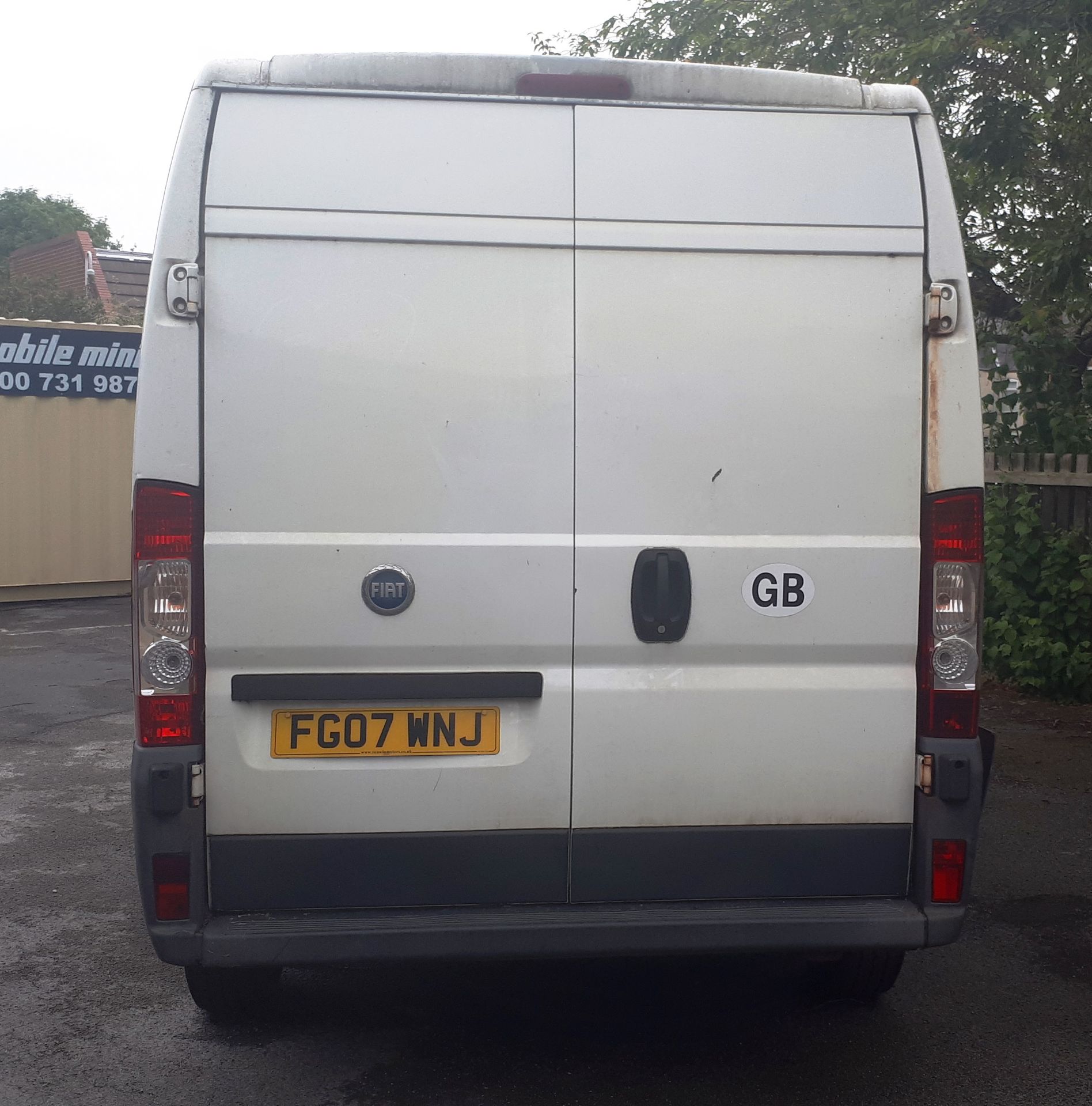 Fiat Ducato 35 LWB 2.3 120 Multijet high roof van, registration FG07 WNJ, first registered 29 - Image 5 of 22