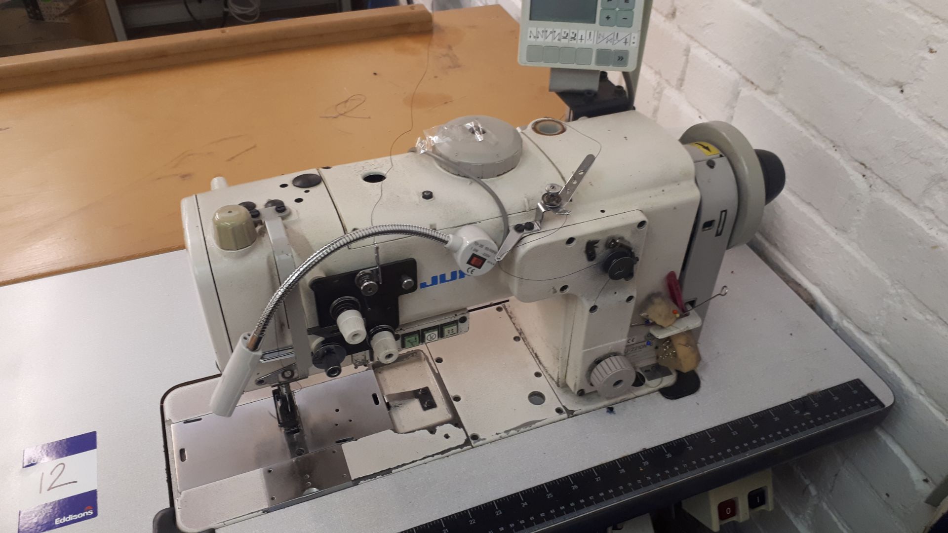 Juki LU 2210N-6 single needle high speed lockstitch machine with Efka 810 stitch box - Image 2 of 3