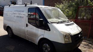 Ford Transit 85 T280s FWD Panel Van, Registration VK58 KPR, First Registered 23/10/08, Odometer