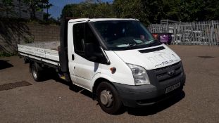 Ford Transit 125 T350 RWD Dropside Truck, Registration DX63 PXA, First Registered 01/09/13,