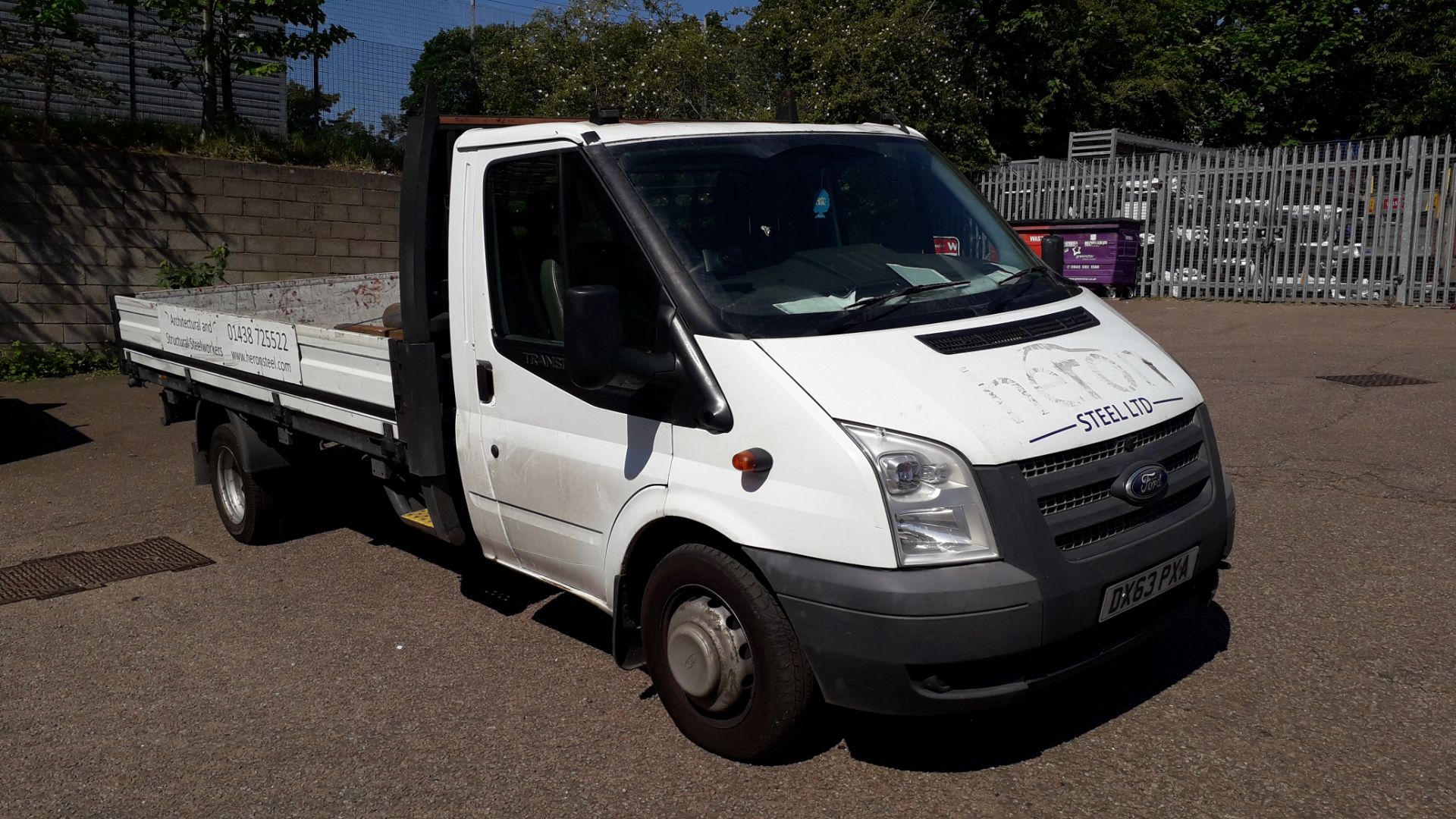 Ford Transit 125 T350 RWD Dropside Truck, Registration DX63 PXA, First Registered 01/09/13,