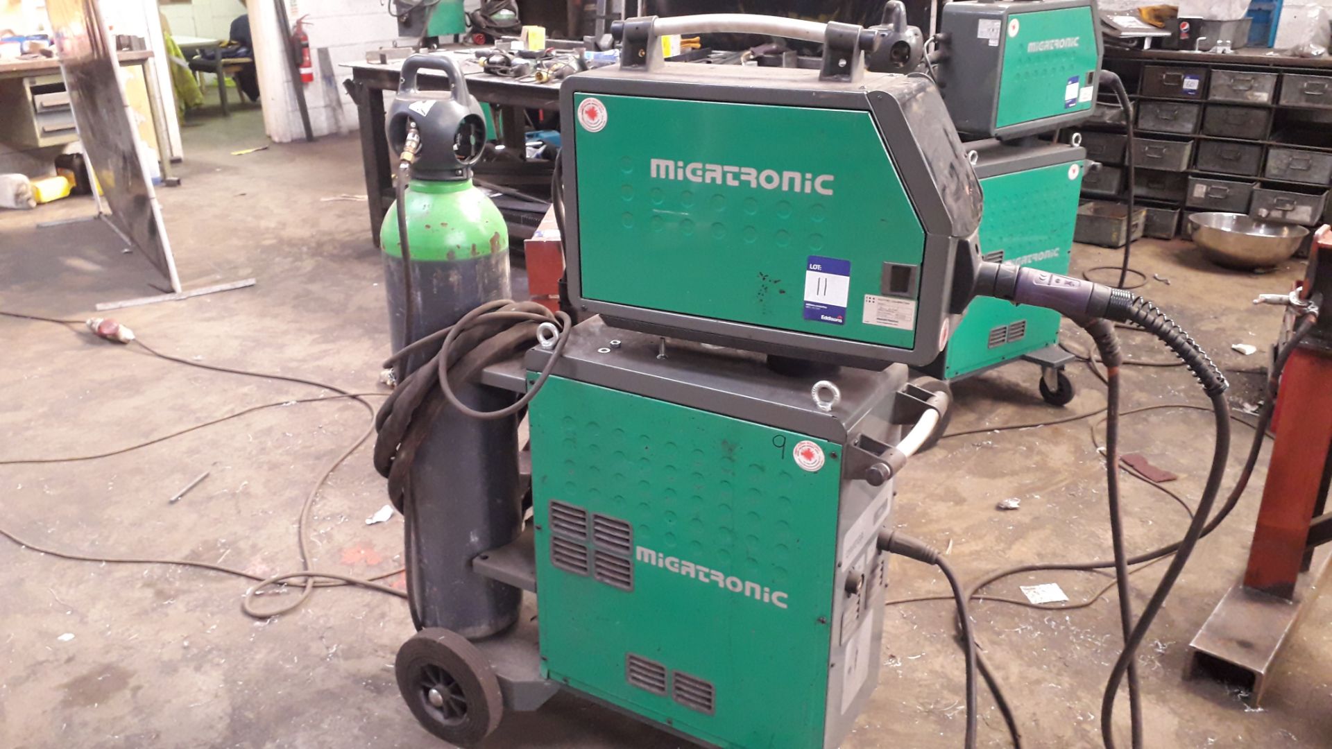 Migatronic Omega 400 Mig Welding Set with Migtronic MWF27 Wire Feed (2017) (Bottle Not Included)