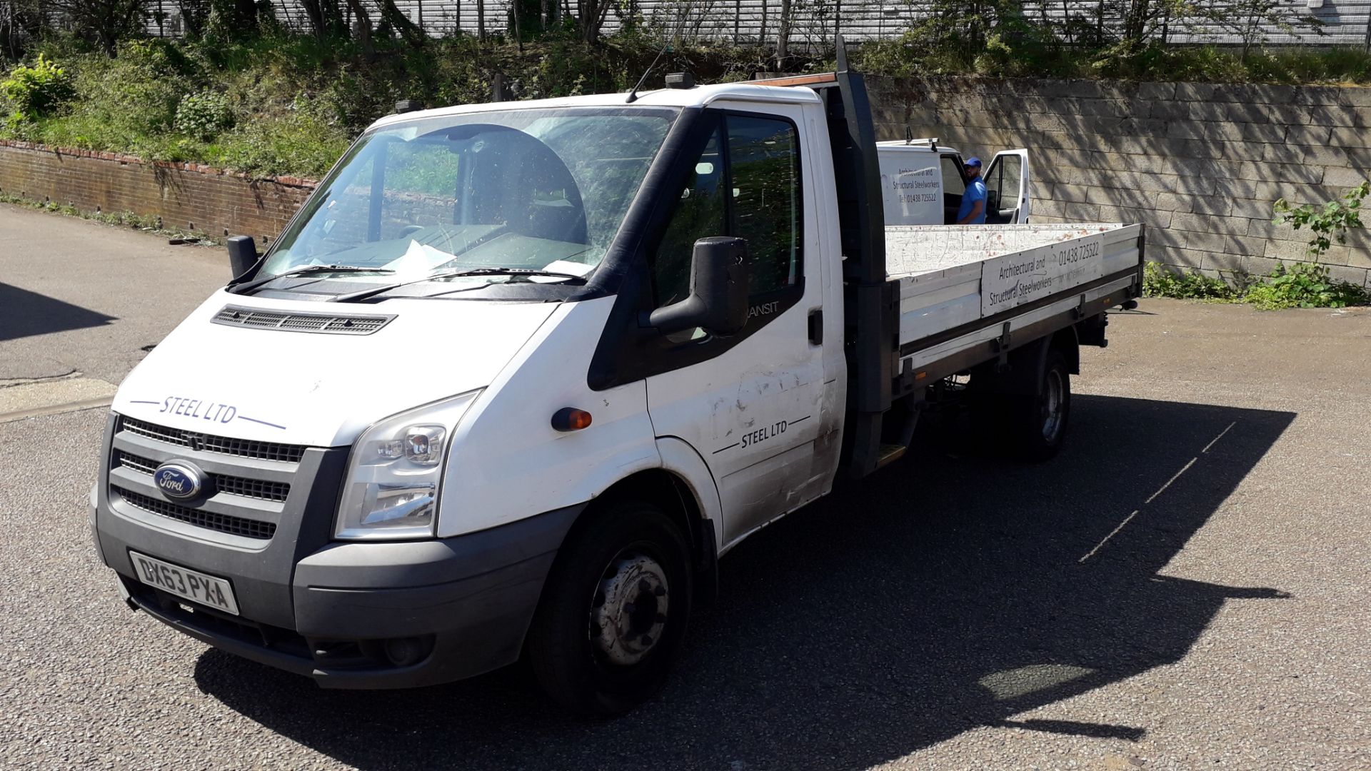 Ford Transit 125 T350 RWD Dropside Truck, Registration DX63 PXA, First Registered 01/09/13, - Image 3 of 12