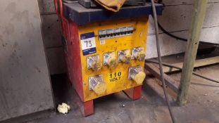 Unbadged 10 KVA Site Transformer, 2 x 32amp & 4 x 16amp outlet