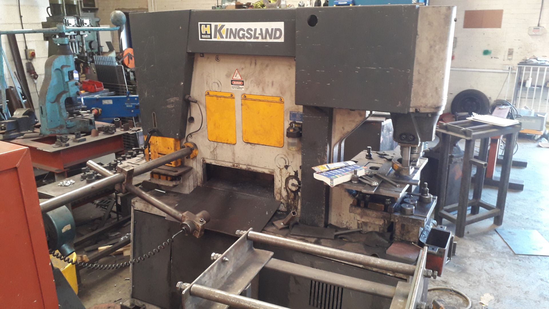 Kingsland Multi 95 Metal Worker (2014) Serial Number 642914 with tooling. - Image 2 of 6