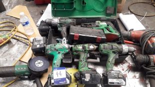 6 x Various Hitachi Cordless Power Tools