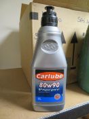 30 x CARLUBE 80w90 EP HYPOID GEAR OIL WITH PULL OU