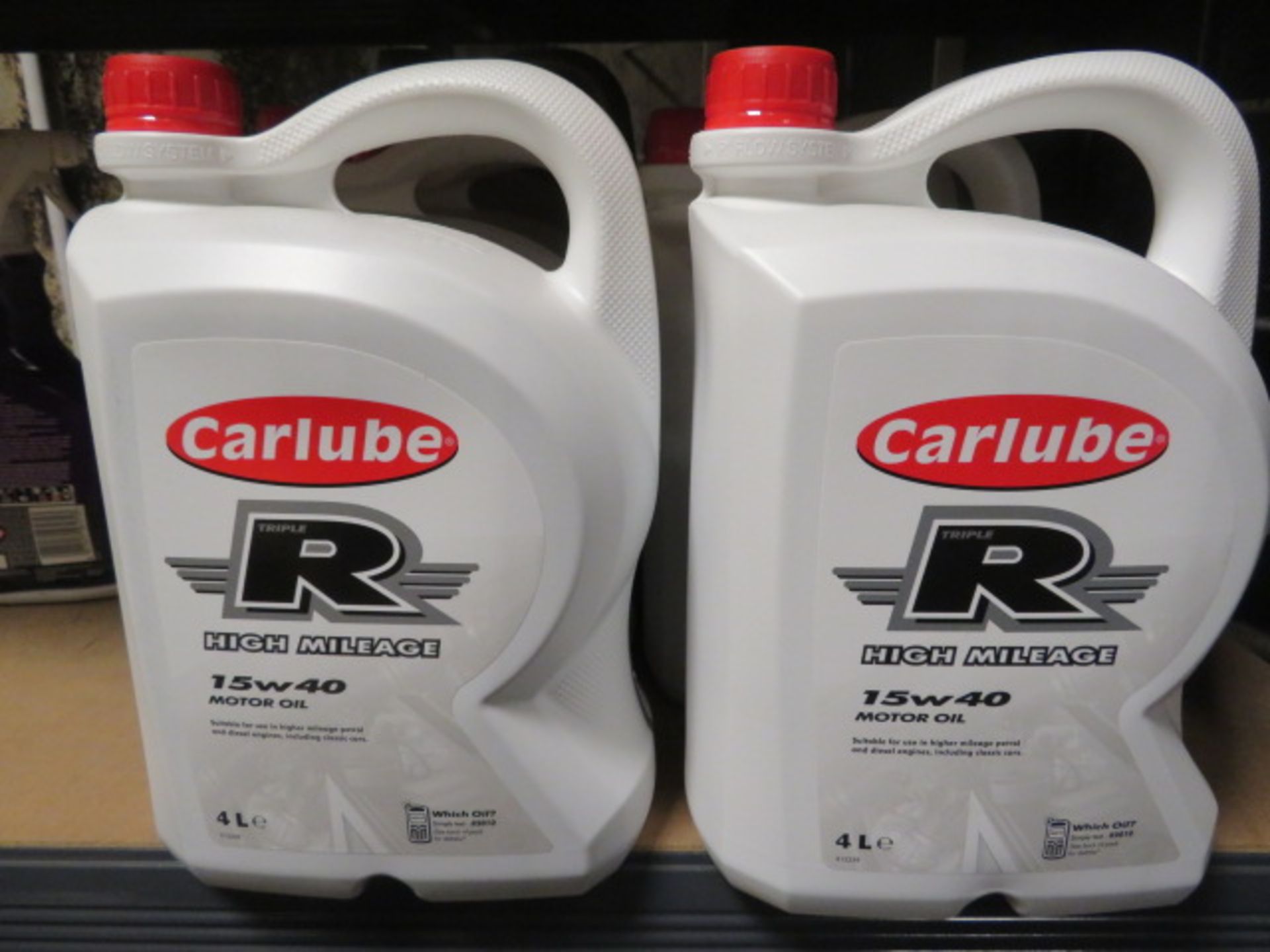 9 x CARLUBE 4L TRIPLE R HIGH MILEAGE 15w40 MOTOR O