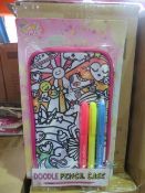 40 x JUST MY STYLE DOODLE PENCIL CASE SETS