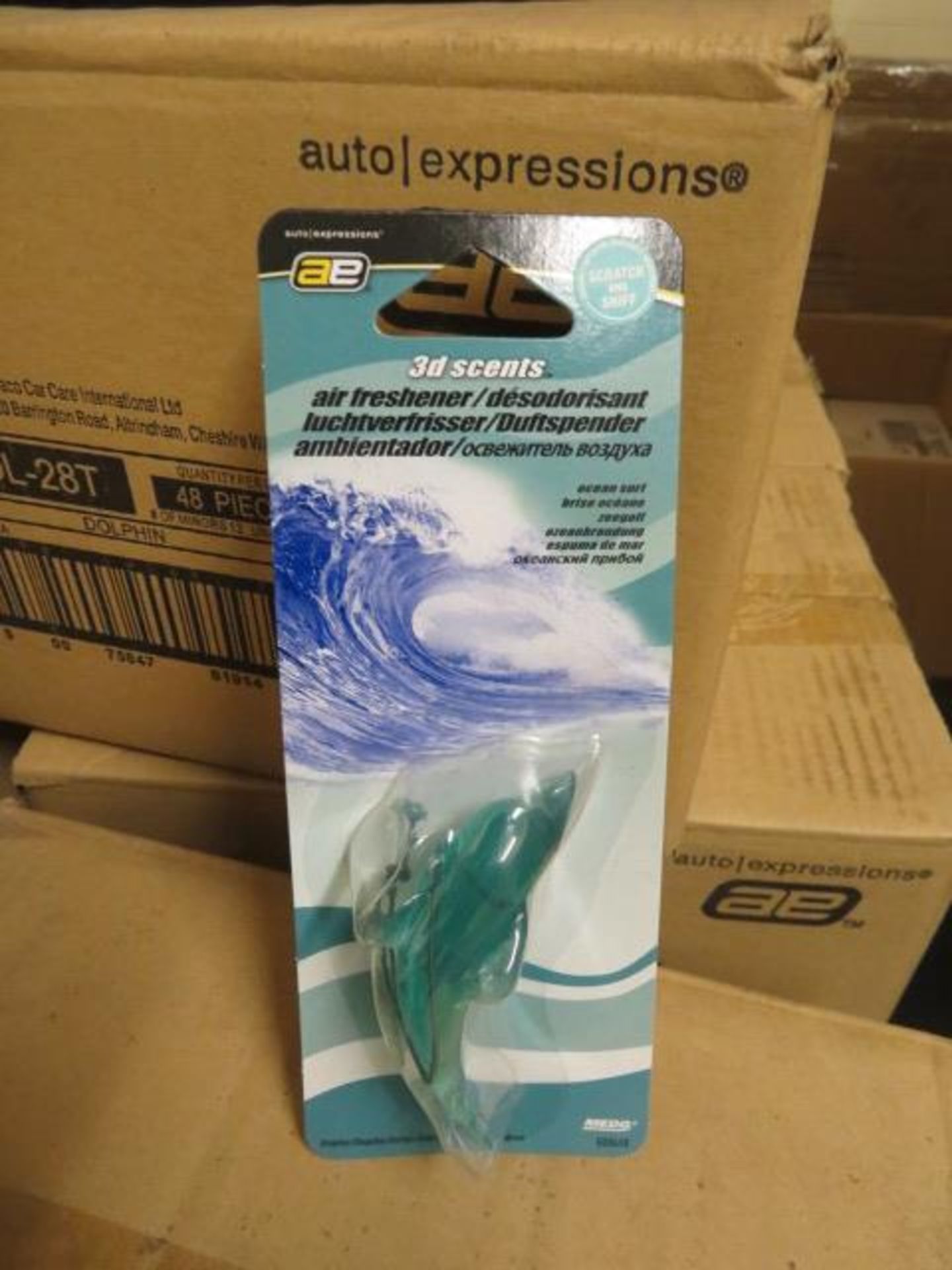 288 x AUTO EXPRESSIONS 3D DOLPHIN AIR FRESHNERS