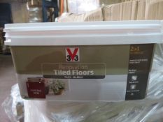 20 x 2L TUBS OF V33 RENOVATION TILED FLOORS CHILLI