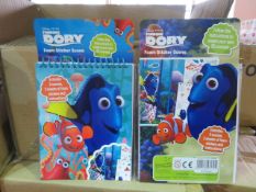 288 x DISNEY PIXAR FINDING DORY FOAM STICKER SCENE PLAY SETS. RRP £5.99 EACH