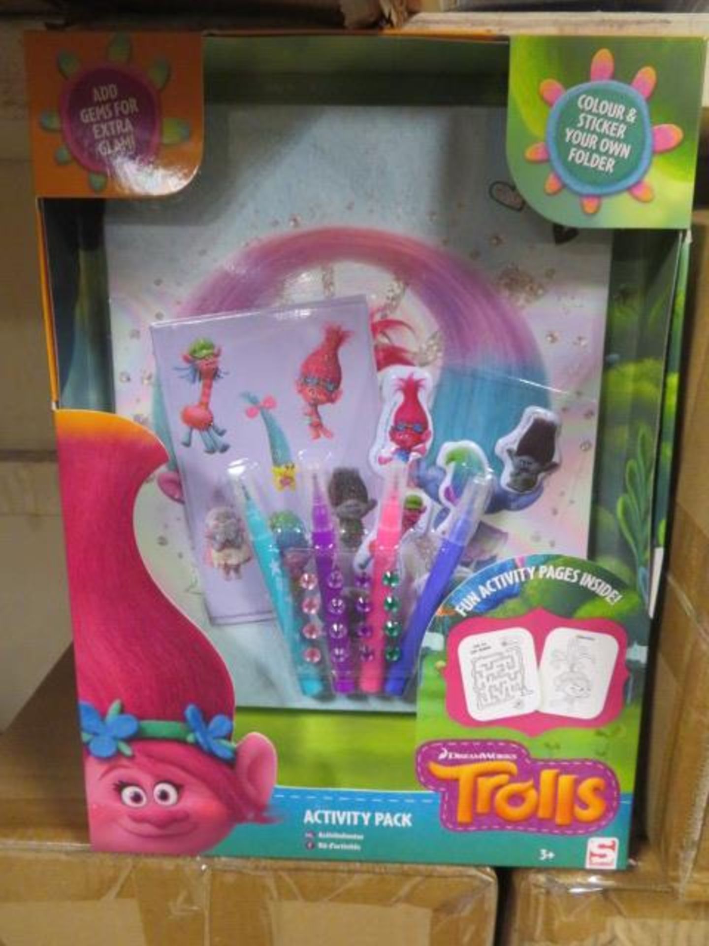 48 x DREAMWORKS TROLLS ACTIVITY PACKS