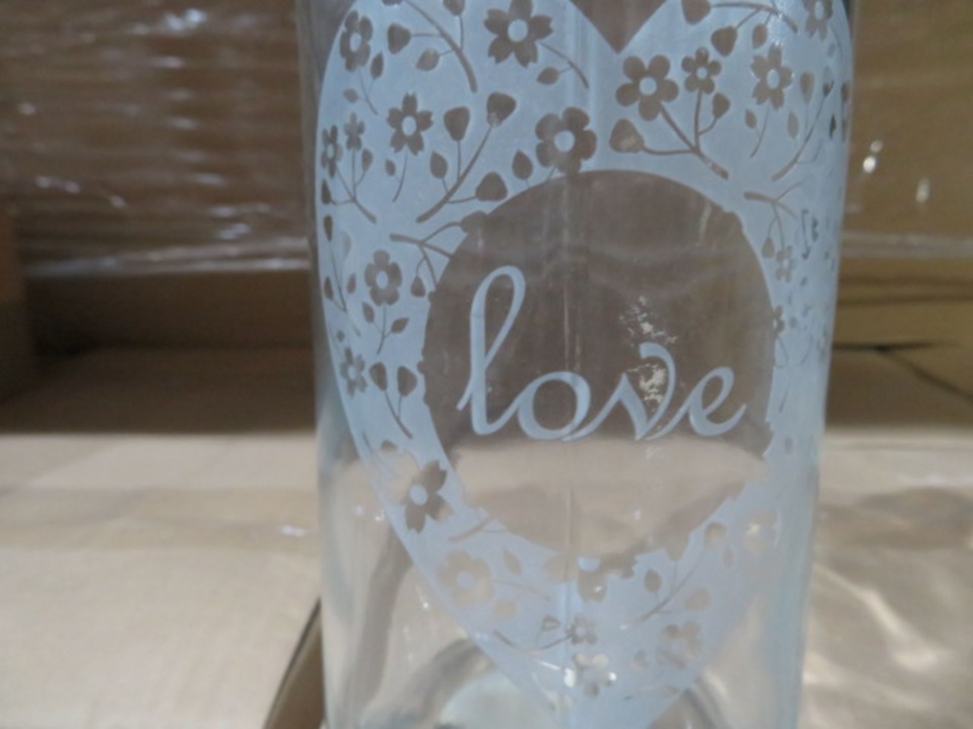 240 x TESCO LOVE BOTTLE VASES - Image 2 of 2