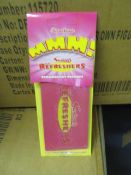 180 x RETRO SCENTS SWIZZLES REFRESHERS STRAWBERRY SHERBET AIR FRESHNERS