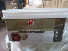 20 x 2L TUBS OF V33 RENOVATION TILED FLOORS CHILLI