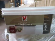 20 x 2L TUBS OF V33 RENOVATION TILED FLOORS CHILLI