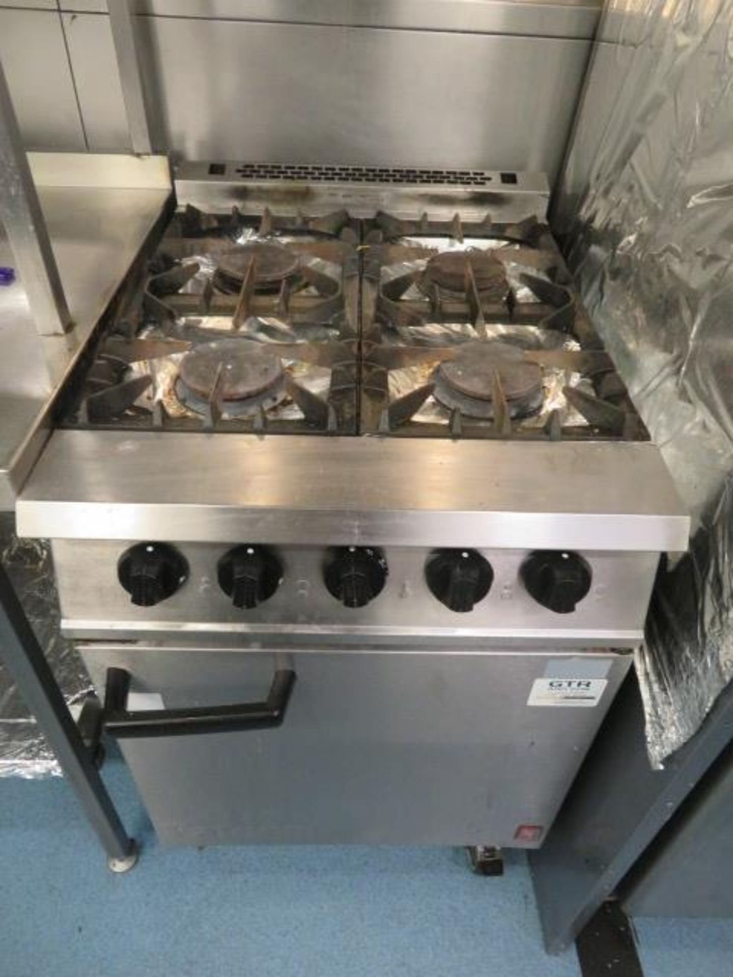 STAINLESS STEEL PIZZA OVEN ON A STAINLESS STEEL WO - Image 2 of 2