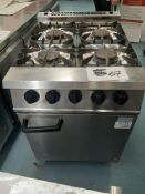 FALCON 4 HOB STAINLESS STEEL OVEN