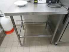 STAINLESS STEEL WORKBENCH