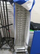 STAINLESS STEEL JACKSTACK TROLLEY. COST NEW £950