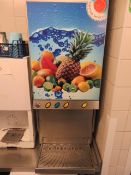 LARGE FRUIT JUICE DISPENSING MACHINE